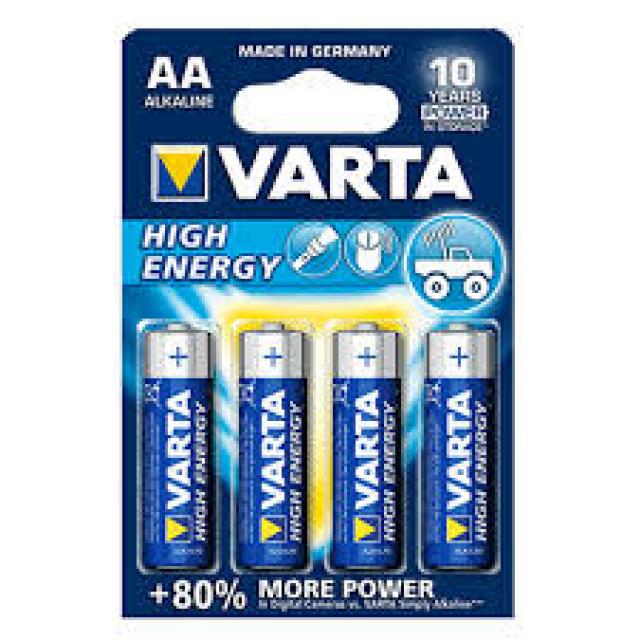 Baterije, UPS i oprema - Varta High energy LR6/AA 4/1 / 1 komad - Avalon ltd